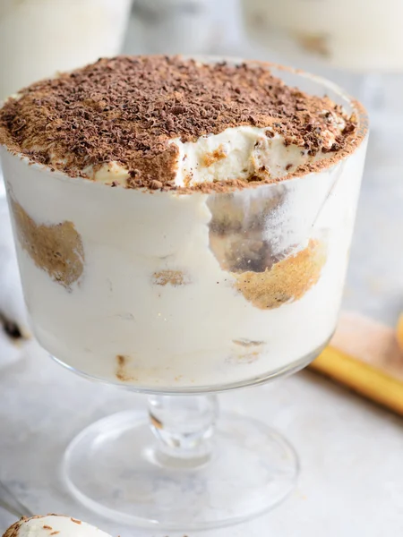 Tiramisù in un bicchiere — Foto Stock