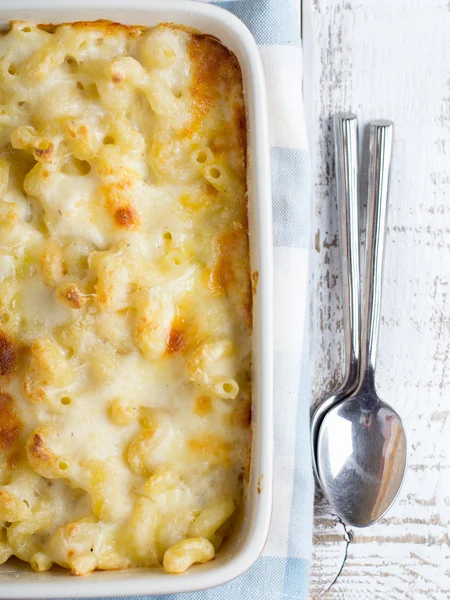 Caçarola de macarrão e queijo — Fotografia de Stock