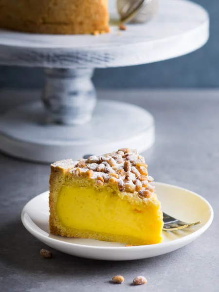 Tortul bunicii italiene (Torta Della Nonna ) — Fotografie, imagine de stoc