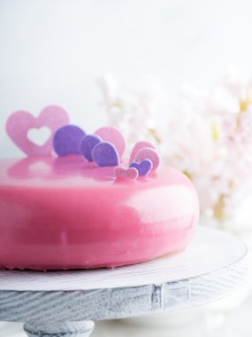 Mus kek mango ve berry