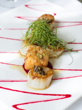 Brie peyniri ile tarak