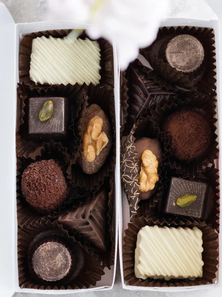 Doces caseiros Doces de chocolate — Fotografia de Stock