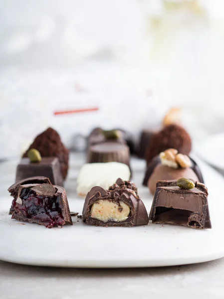 Homemade sweet Chocolate candy — Stock Photo, Image