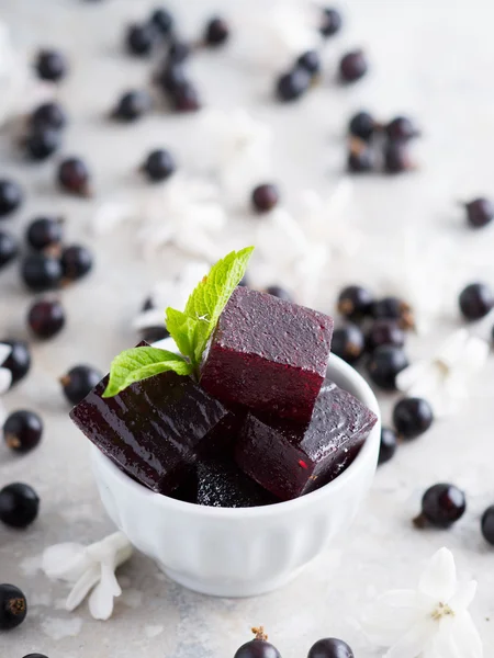 Mermelada de jaleas de bayas dulces —  Fotos de Stock