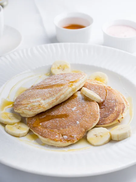 Pancakes in a restaurant — Stock Photo, Image