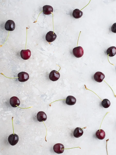 Padrão com cereja fresca — Fotografia de Stock