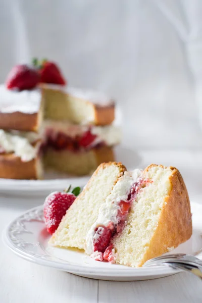 Viktoria Biskuitkuchen — Stockfoto