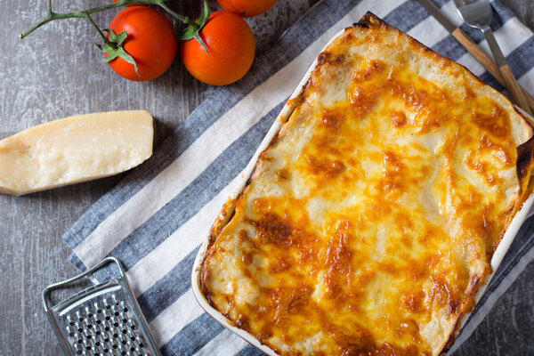 delicious homemade lasagna