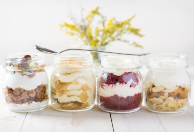 kek bir cam kavanozlar