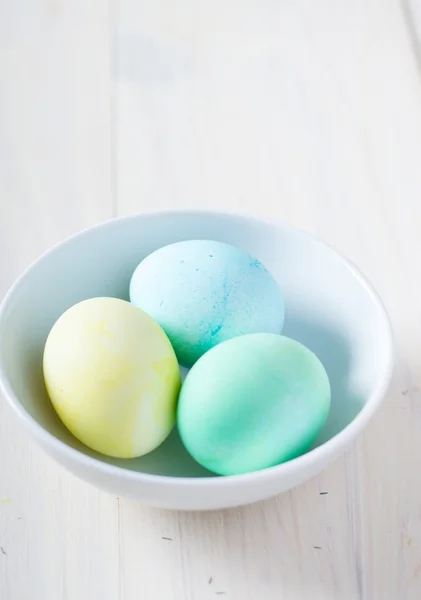 Colored easter eggs Stock Image