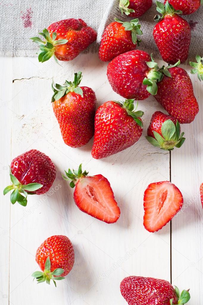 Fresh ripe strawberries