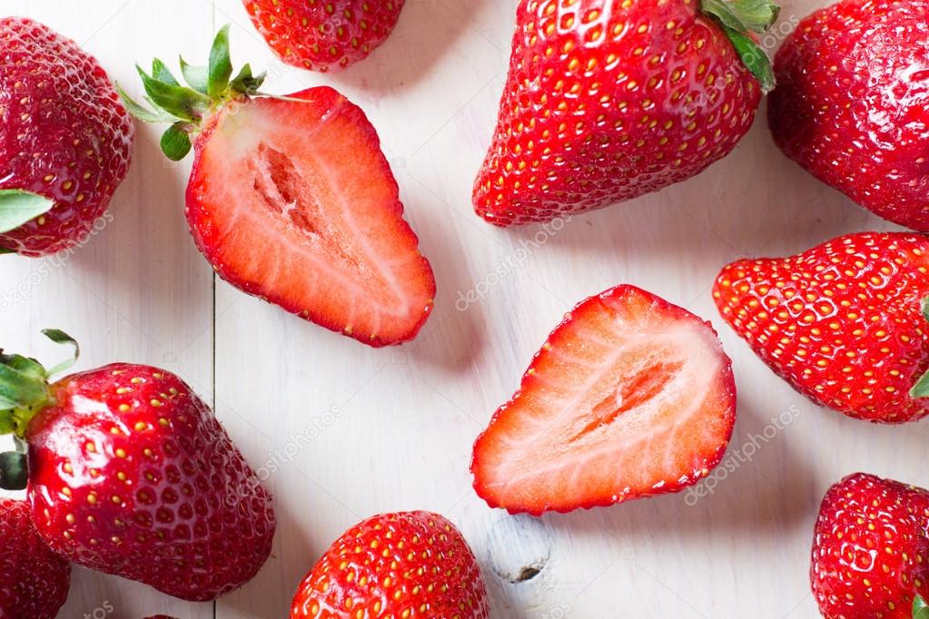 Fresh ripe strawberries