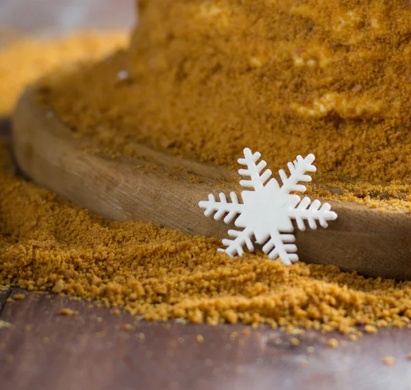 Traditional Russian honey cake — Stock Photo, Image