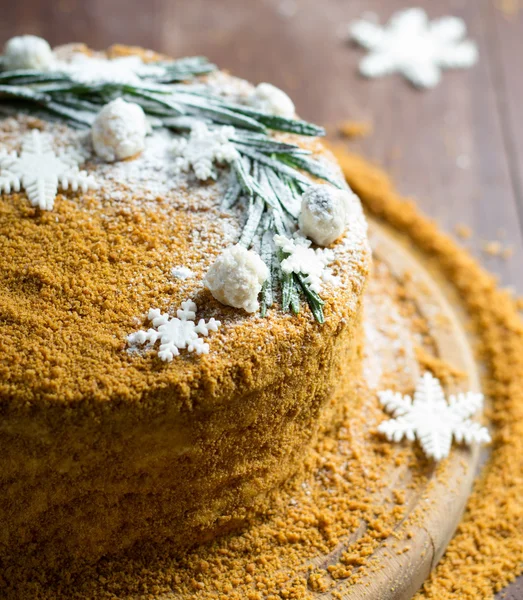 Bolo de mel tradicional russo — Fotografia de Stock