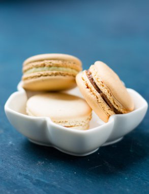 Fransız renkli macarons