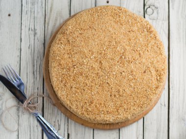 ev yapımı bal pasta