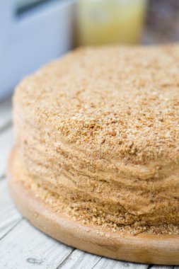 ev yapımı bal pasta