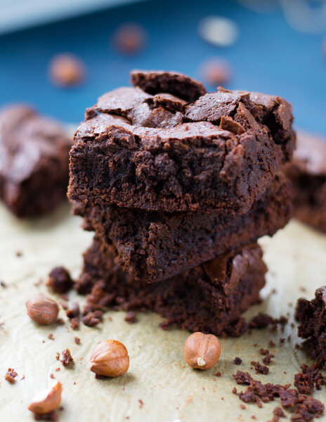 домашние шоколадные пирожные
