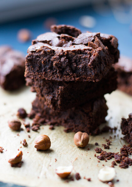 домашние шоколадные пирожные
