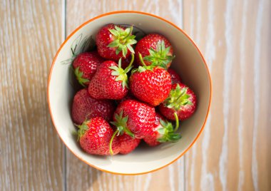 Kırmızı olgun çilek