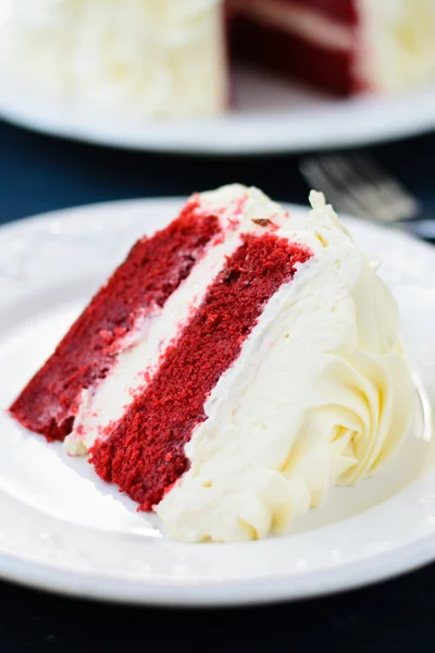 Pastel de terciopelo rojo — Foto de Stock