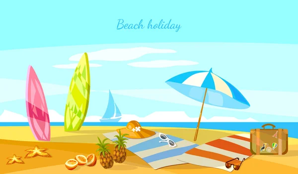 Summer holiday sunset beach scene tropical paradise vacation