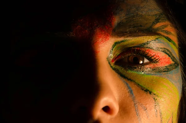 Mujeres negras pintadas — Foto de Stock