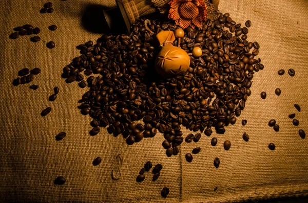 Черное горячее кафе — стоковое фото