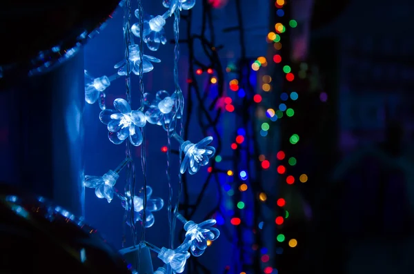 Natal luz fundos — Fotografia de Stock