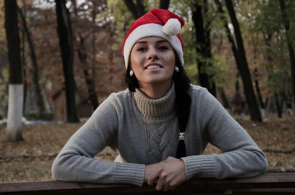 Weihnachten Frauen Herbst — Stockfoto