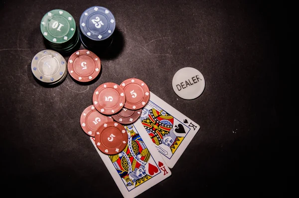 Poker oyna — Stok fotoğraf