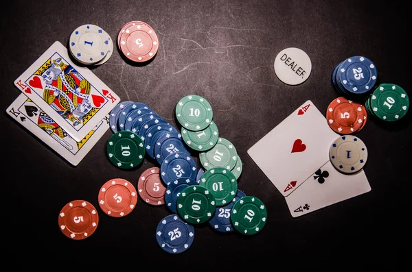 Poker oyna — Stok fotoğraf