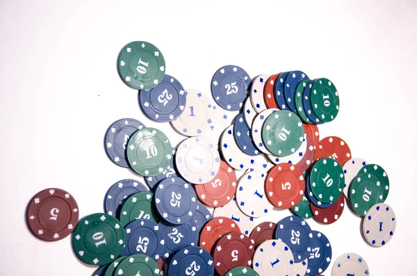 Poker game chips — Stock Photo, Image
