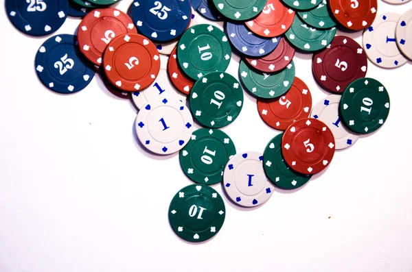 Poker oyun fişi — Stok fotoğraf