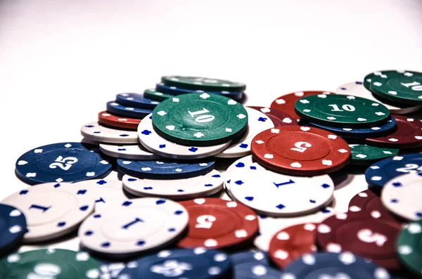 Poker oyun fişi — Stok fotoğraf