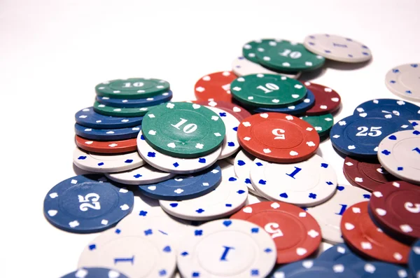 Poker game chips — Stock Photo, Image