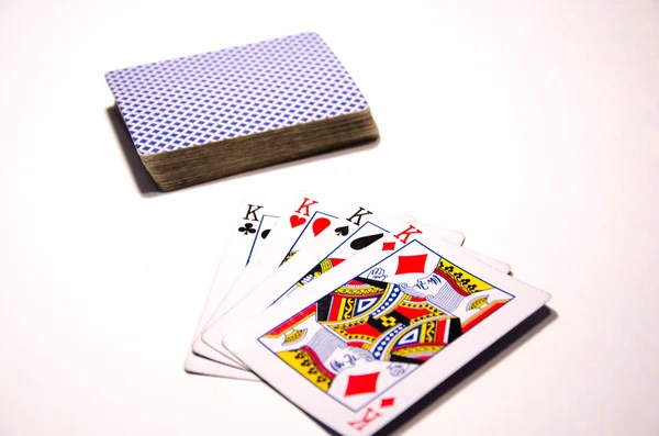 Chips de juego de poker — Foto de Stock