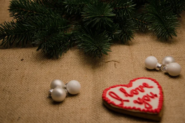 Kärlek julklapp — Stockfoto