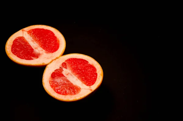 Pomelo fondos de color rosa — Foto de Stock