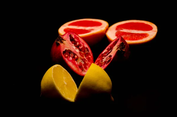 Romã fruta de maçã — Fotografia de Stock