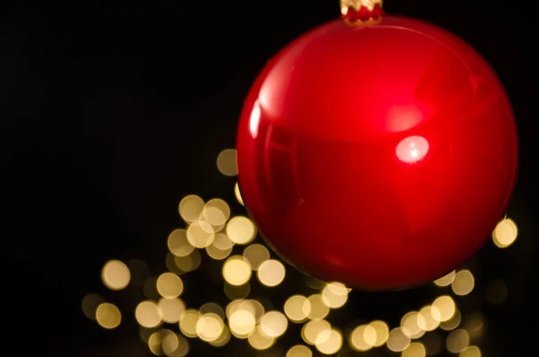 Kerstdag rood licht geschenk — Stockfoto