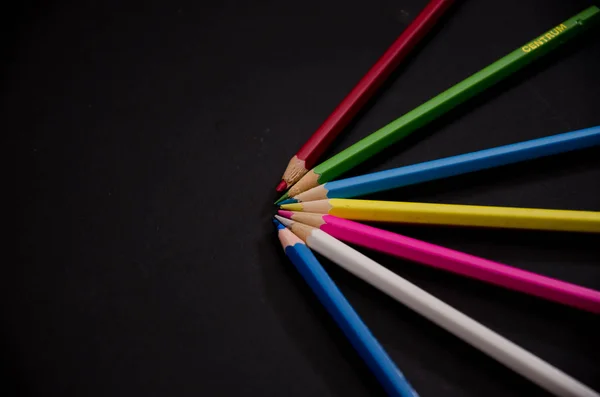 Tužka barevná kresba — Stock fotografie