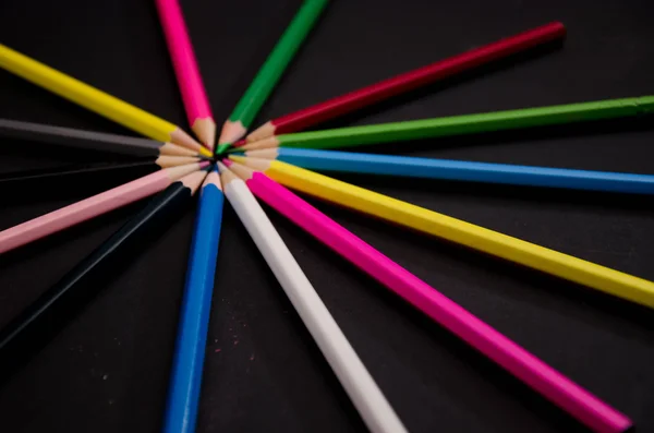 Pencil case color — Stock Photo, Image