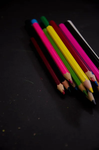 Cor do lápis escrever — Fotografia de Stock