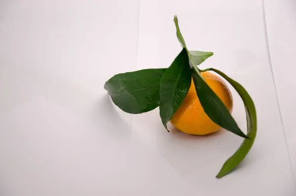 Tangerina fruta laranja — Fotografia de Stock