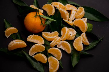 mandalina meyve arka planlar