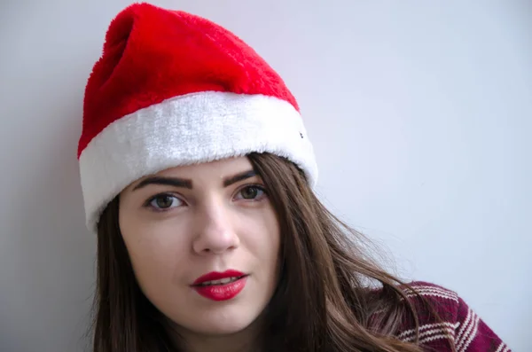 Vackra kvinnor jul — Stockfoto
