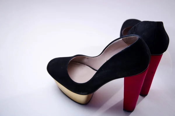 Couro envernizado sapatos pretos ilustração — Fotografia de Stock