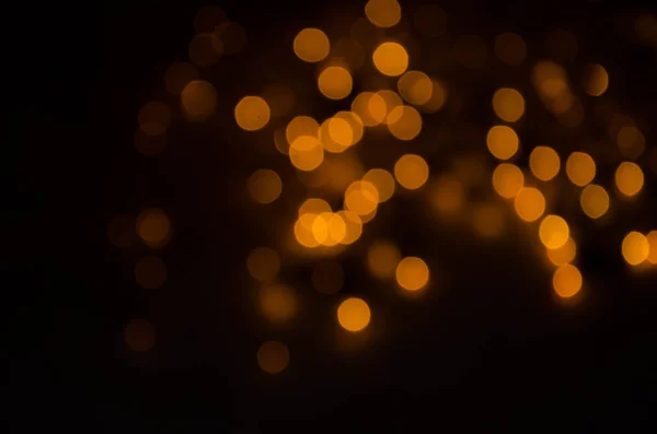 Kreisförmige Spiegelungen der Weihnachtsbeleuchtung — Stockfoto