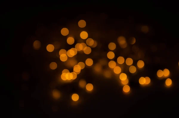 Reflexões circulares de luzes de Natal — Fotografia de Stock